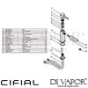 Cifial 32400QQ U Mini Square Square Mono Basin Mixer Tap Dimension